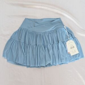 New Blogilates Women's Ballerina Skort Athletic Activewear Light Blue XS (0-2)